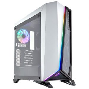 Gabinete CORSAIR CC-9011141-WW, Midi-Tower, PC, ATX,Micro ATX,Mini-ITX, Negro, Blanco