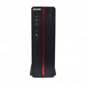 Gabinete EVOTEC Viena Slim, Gabinete, m-ATX, Negro, 600 W