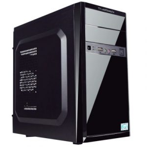 Gabinete TRUE BASIX TB-05001, Torre, PC, Micro-ATX, Negro, 480 W