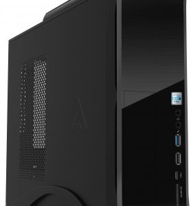 Gabinete ACTECK IVO GI001, Escritorio, Gabinete, Micro-ATX, Mini-ITX, Negro, 500 W