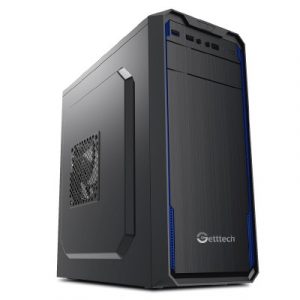 Gabinete GETTTECH GG-1803 ATX Fuente 500W 1 Vent,2USB2.0,1USB3.0, Negro