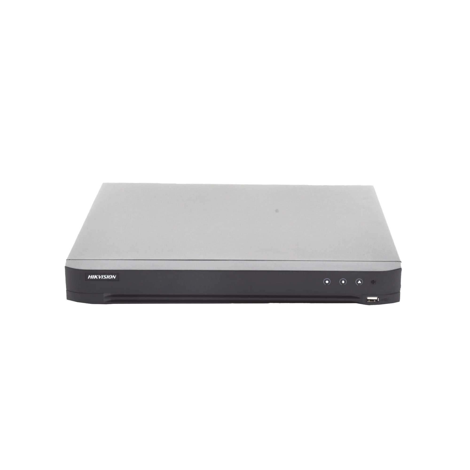(ACUSENSE / Evita Falsas Alarmas) DVR 4K / 16 Canales TURBOHD + 16 Canales IP / 2 Bahía de Disco Duro / Audio por Coaxitron / Salida de Vídeo en 4K / Entrada Salida de Alarma