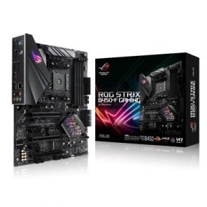 Motherboard ASUS ROG STRIX B450-F GAMING, DDR4-SDRAM, 64 GB, AMD, Socket AM4, ITX