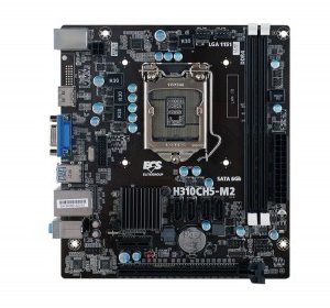 Motherboard ECS H310CH5-M2, DDR4-SDRAM, 32 GB, Intel, LGA1151, Micro ATX