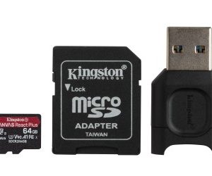 Adaptador+MicroSD+SD Kingston Technology MLPMR2/64GB