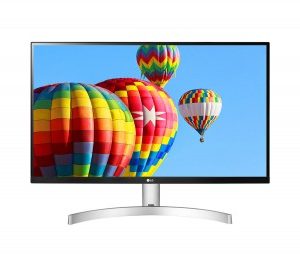 Monitor LG 27MK600M-W  27 pulgadas, 250 cd/m”, 1920×1080 Pixeles, 5 ms, Color Blanco / Bisel  Negro