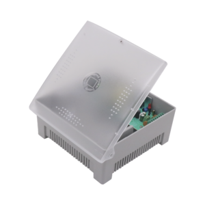 Fuente de Alimentación con Gabinete de 4 Salidas de 11 – 15 Vcc / 5 Amper /  Voltaje de Entrada: 96 – 264 Vca / Soporta Protección contra Sobrecorriente de Salida, Protección contra Cortocircuito / Led Indicador