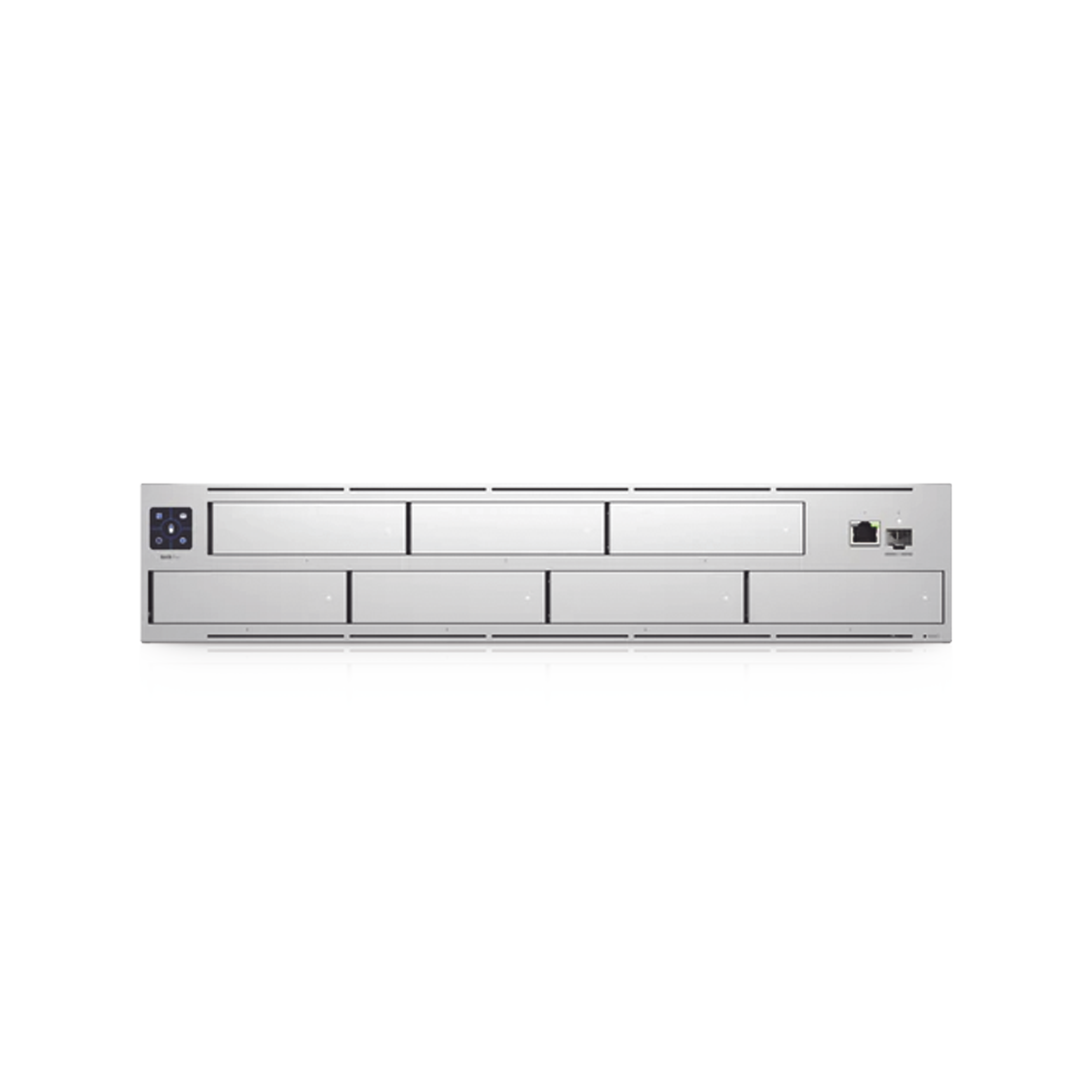 NVR PRO UniFi Protect, con bahía para 7 discos duros, almacena hasta 20 cámaras 4k o 60 cámaras 1080p, pantalla táctil