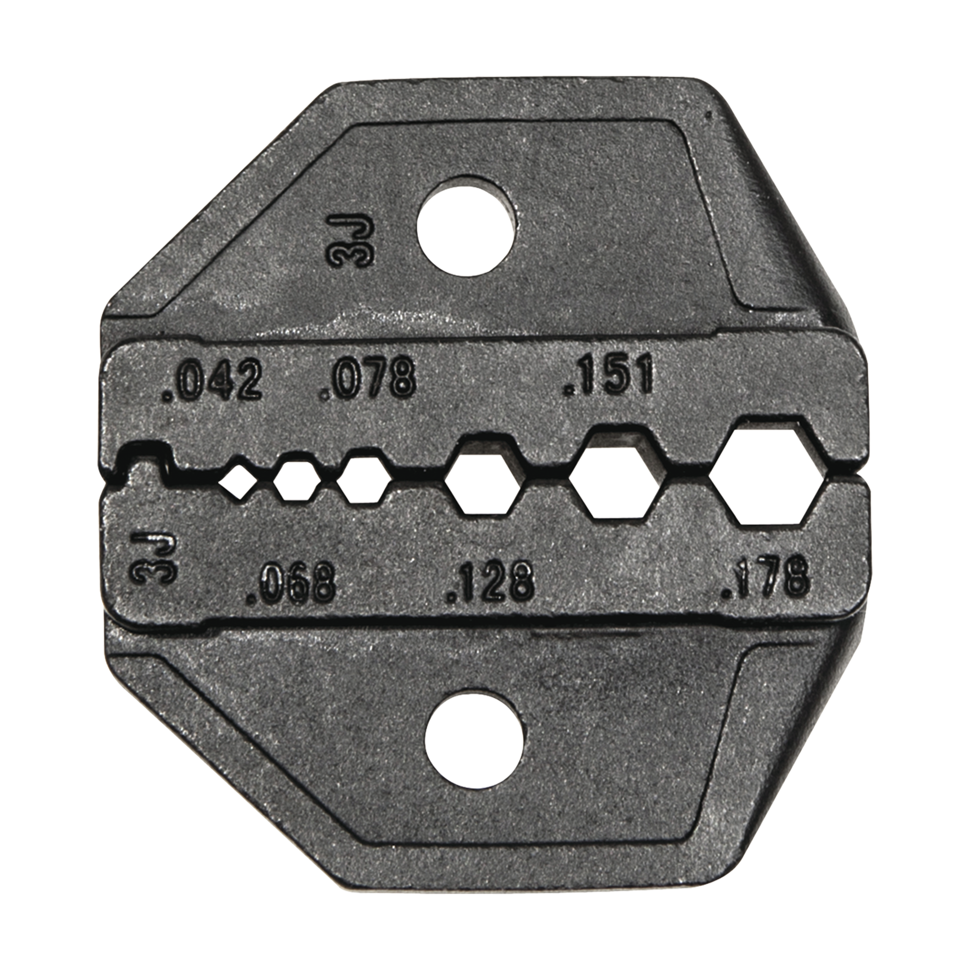Matriz Ponchadora para RG174, RG179 y Belden 8218. Compatible con Pinza Ponchadora VDV200-010