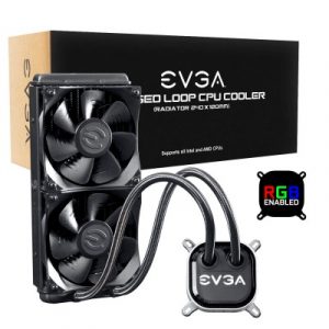Enfriamiento líquido  EVGA 400-HY-CL24-V1, Negro, Enfriador