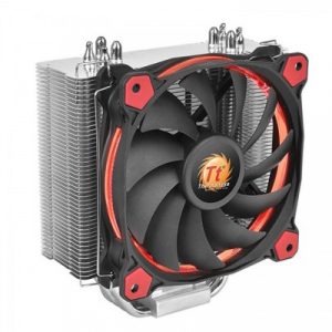 Disipador THERMALTAKE Riing Silent 12  Red CL-P022-AL12RE-A, Plata, Enfriador